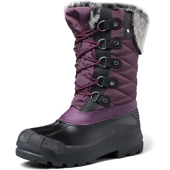 waterproof insulated snow boots