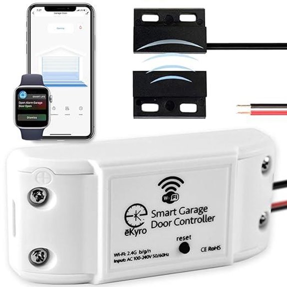Smart Garage Door Opener with WiFi & Alexa Compatibility