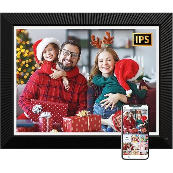 Large Digital Photo Frame with WiFi and Cloud Storage