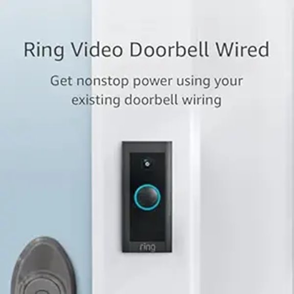 Ring Wired Video Doorbell with Motion Alerts