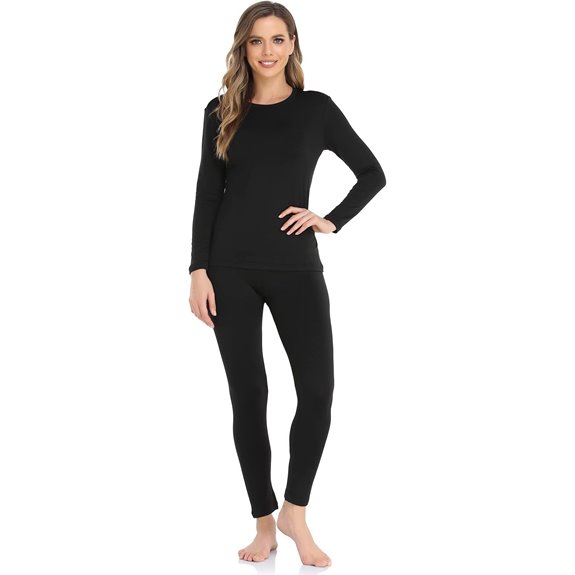WEERTI Women's Fleece-Lined Thermal Long Underwear