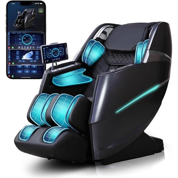 Full Body Massage Chair with Zero Gravity & App Control