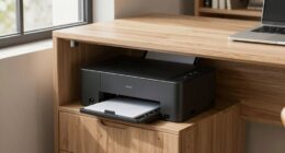 concealing printer with cabinets