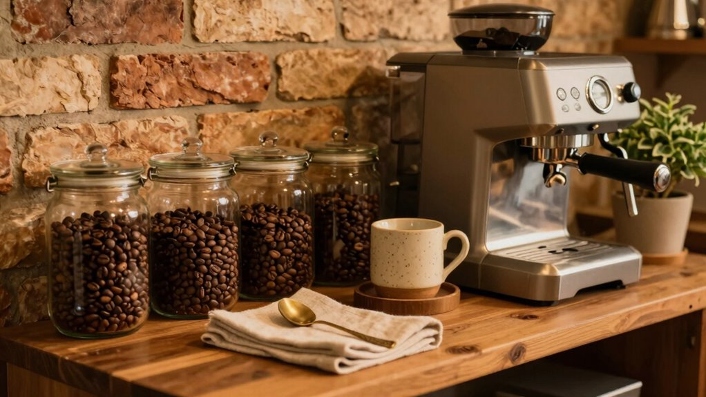 cozy inviting coffee nook