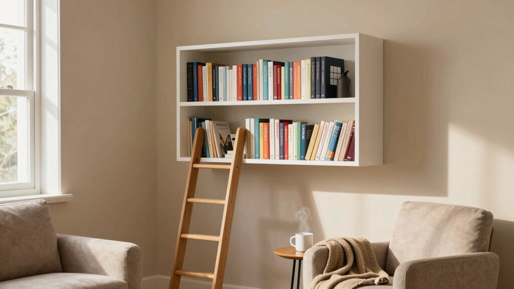 cozy vintage reading nook