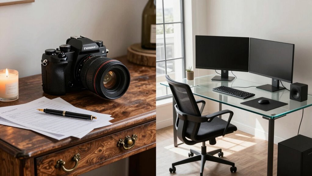 desk style ergonomic aesthetic