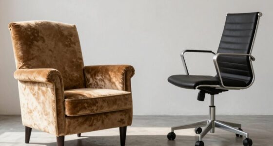 different chairs for focus