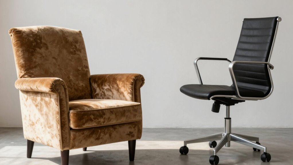 different chairs for focus