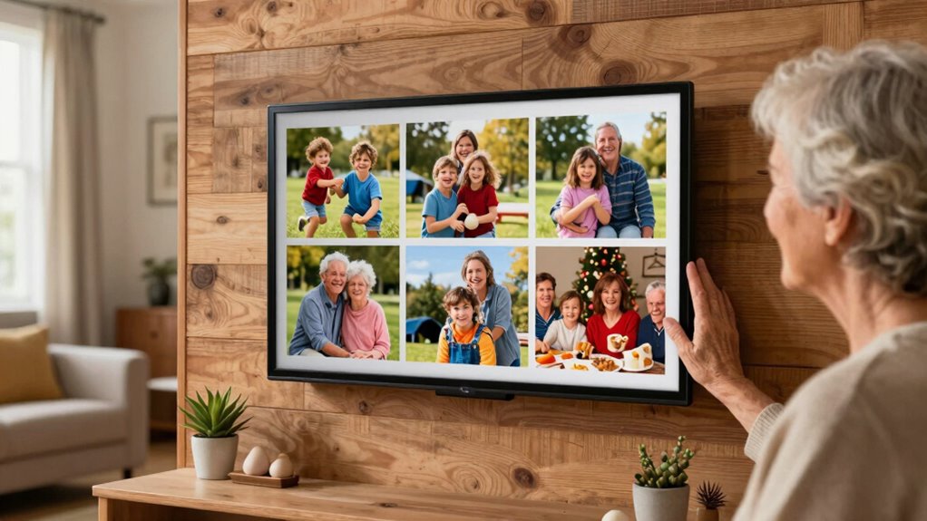 digital frames enhance family sharing