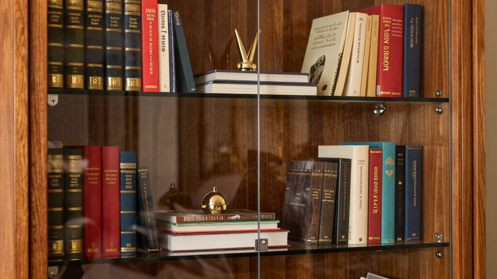 elegant display of cherished collections