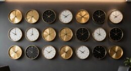elegant office wall clocks
