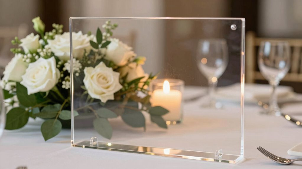 elegant versatile signage display