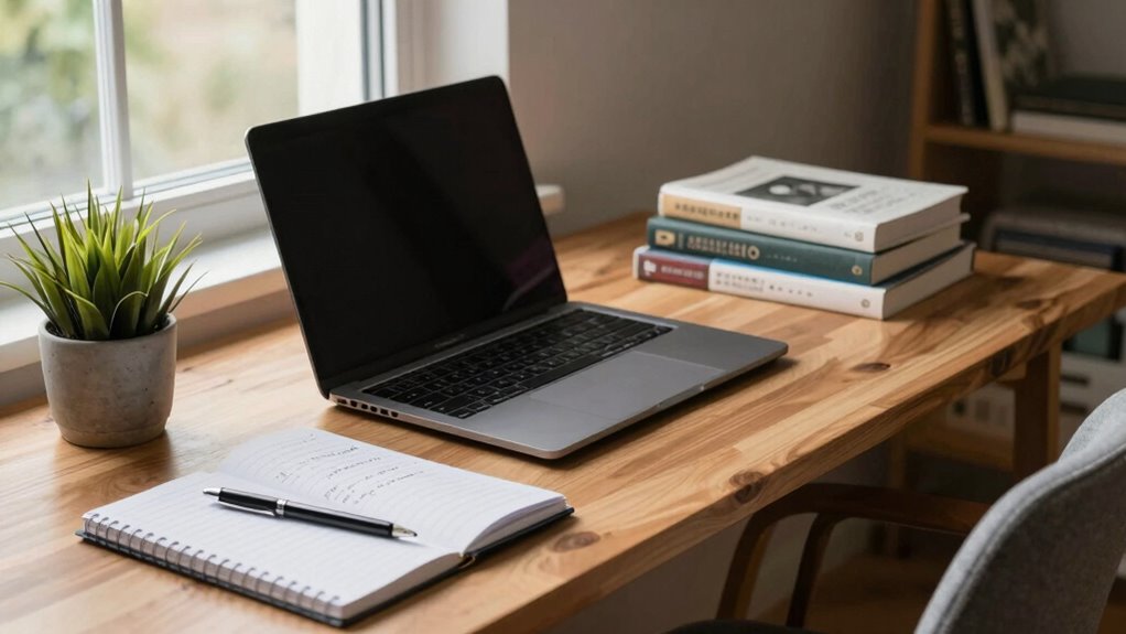 ergonomic aesthetic organized workspace