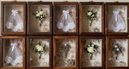 luxury wedding keepsake displays