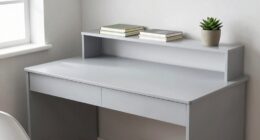 maximize desk storage seamlessly