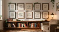 meaningful literary quote wall