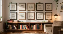 meaningful literary quote wall
