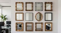 office wall mirror ideas