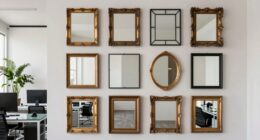 office wall mirror ideas