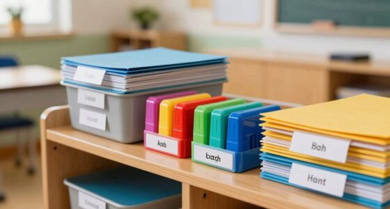 organizing classrooms with labels