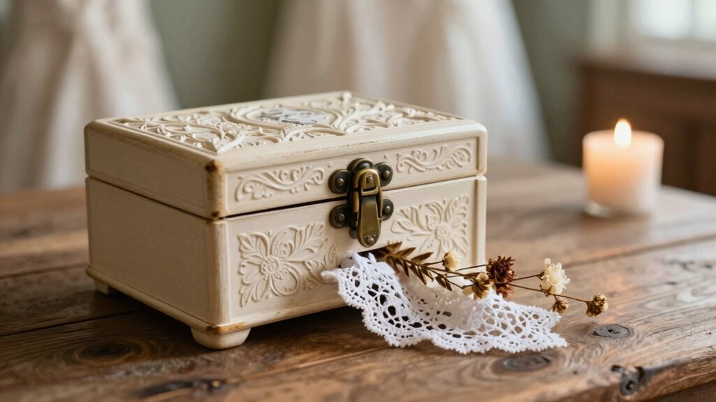 personalized vintage keepsake boxes