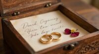 preserving wedding mementos carefully