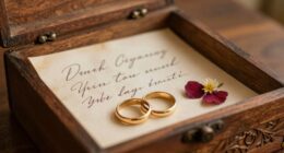 preserving wedding mementos carefully