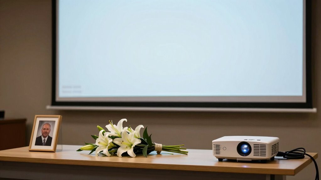 projector setup and coordination