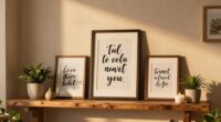 quote themed gift decor