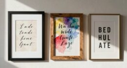 selecting unique framed quotes