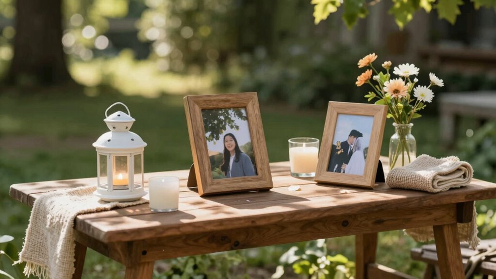 simple meaningful remembrance space