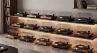 top belt drive record players