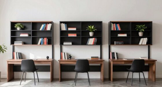 top bookshelf desk combos