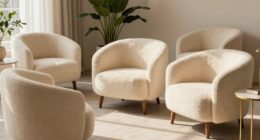 top boucle reading chairs