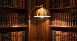 top brass library lighting