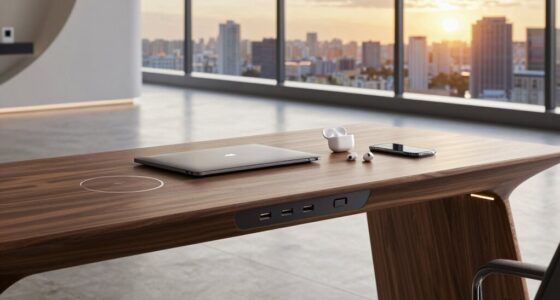 top desks with chargers