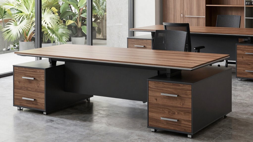 top desks with storage