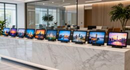 top digital reception displays