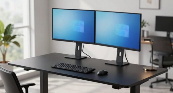 top dual monitor desks