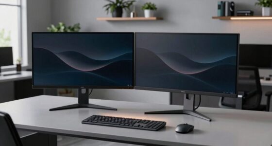 top dual monitor desks