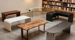 top library room desks