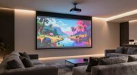 top living room projector screens