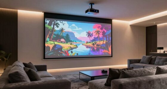 top living room projector screens