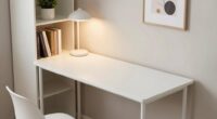 top narrow study desks