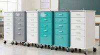 top rolling teacher carts