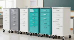 top rolling teacher carts