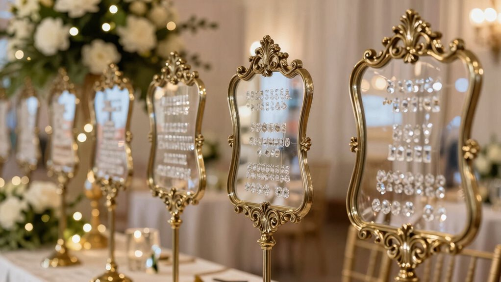 top wedding sign holders