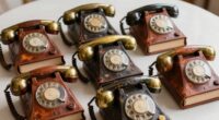 vintage phone themed audio guest books