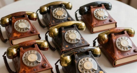 vintage phone themed audio guest books