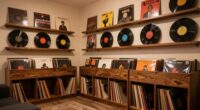 vinyl storage enhances ambiance
